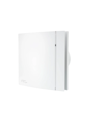 Вытяжной вентилятор Soler&Palau Silent-200 CZ Matt White Design- 4C под углом