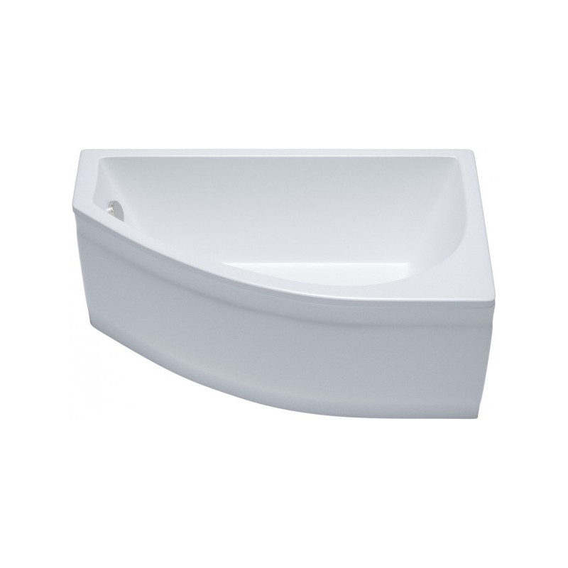 Ванна акриловая Triton Бэлла 140x76 L (с каркасом, сифоном) вид сбоку