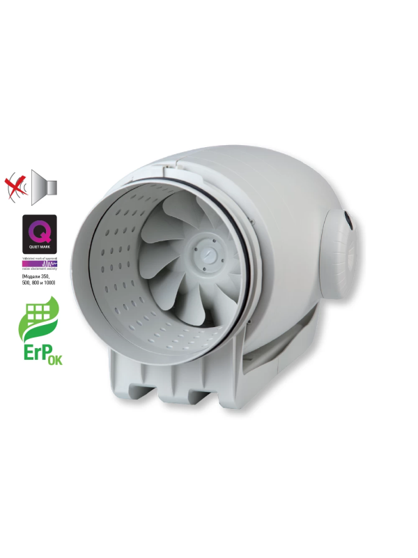 Вытяжной вентилятор Soler&Palau TD-500/150-160 Silent T 3V особенности
