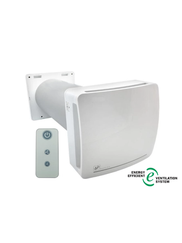 Проветриватель с рекуперацией Soler&Palau Respiro 150 N Ecowatt под углом