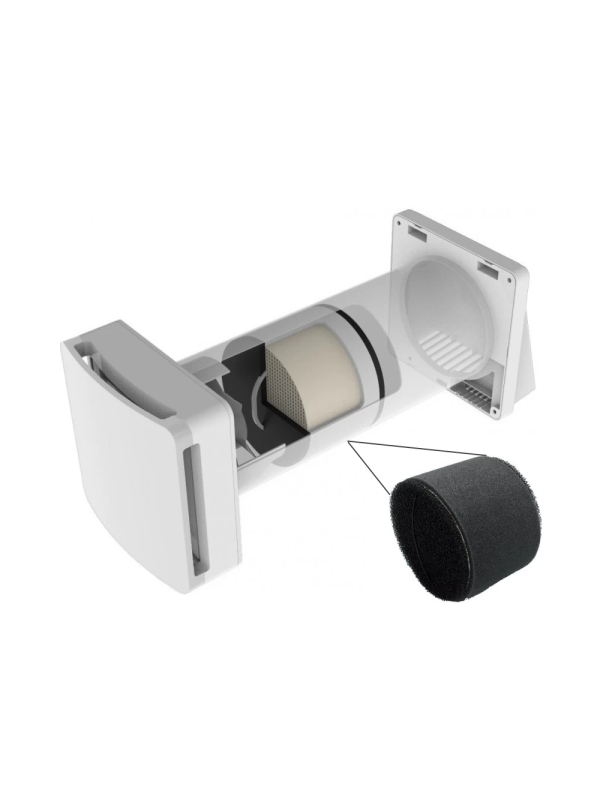 Проветриватель с рекуперацией Soler&Palau Respiro 150 N Ecowatt в разобранном виде