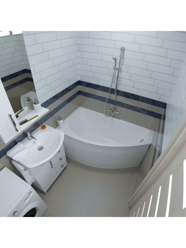 Ванна акриловая Triton Бэлла Базовая140x77 R (с гидромассажем)