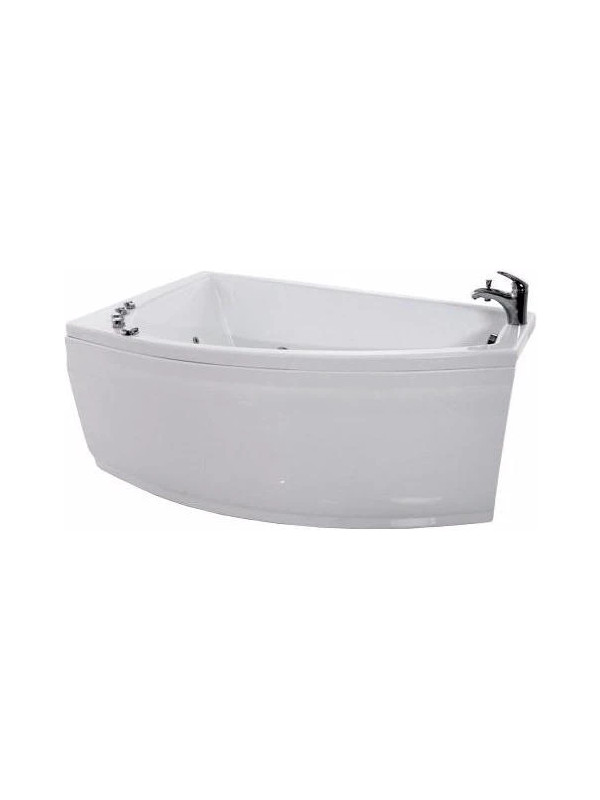 Ванна акриловая Triton Бэлла Базовая140x77 R (с гидромассажем) вид сбоку 2.0