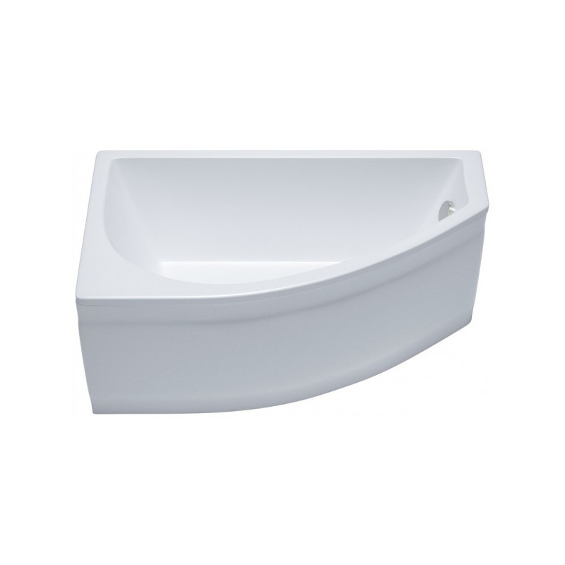 Ванна акриловая Triton Бэлла Стандарт 140x77 R (с краном-переключателем, гидромассажем) вид сбоку и сверху