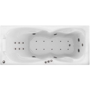 Ванна акриловая Triton Персей Люкс Турбо 190x90 (с краном-переключателем, гидромассажем, аэромассажем, подсветкой)
