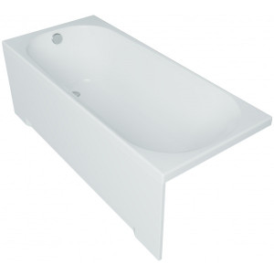Ванна акриловая Triton Дина 170x75 (с ножками, сифоном) вид сбоку