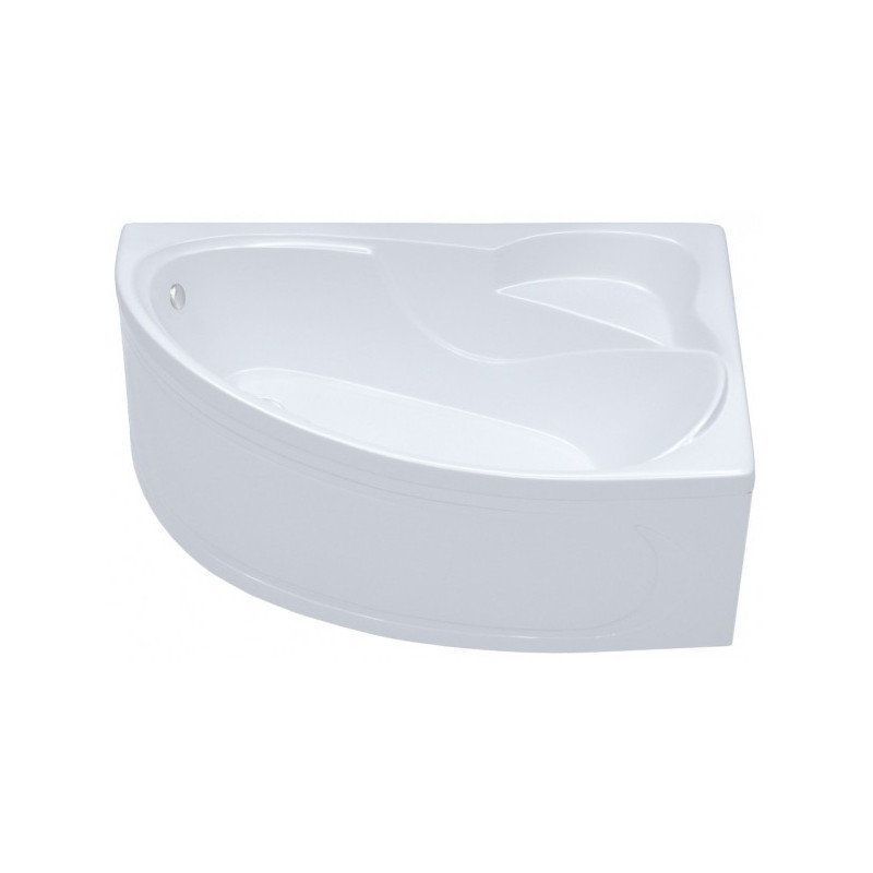 Ванна акриловая Triton Кайли 150x100 L (с каркасом, сифоном) вид сбоку