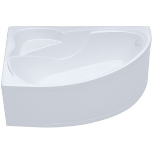 Ванна акриловая Triton Кайли 150x100 R (с каркасом, сифоном) вид сбоку