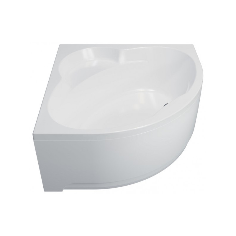 Ванна акриловая Triton Троя 150x150 (с каркасом, сифоном) вид сбоку