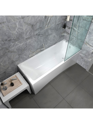 Ванна акриловая Triton Элис170x70 (с ножками) в интерьере вид сверху