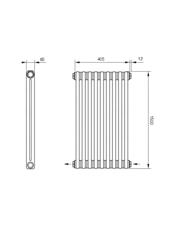Радиатор стальной Arbonia 2150 БПП (9 секций) характеристики