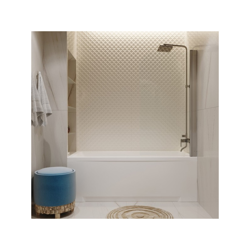 Ванна акриловая Triton Аура Стандарт Flat 170x70 (с краном-переключателем, гидромассажем) в интерьере