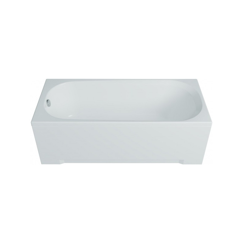 Ванна акриловая Triton Дина Базовая Flat 170x75 (с гидромассажем) вид сбоку