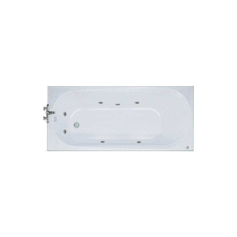 Ванна акриловая Triton Дина Базовая Flat 170x75 (с гидромассажем)