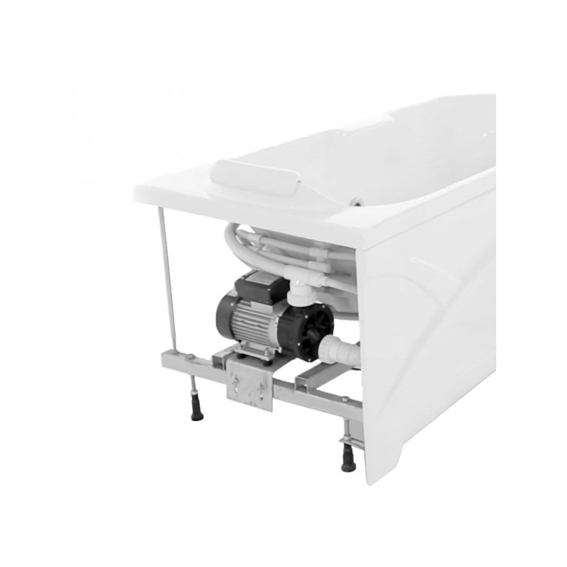 Ванна акриловая Triton Дина Стандарт Flat 170x75 (с краном-переключателем, гидромассажем) комплектация