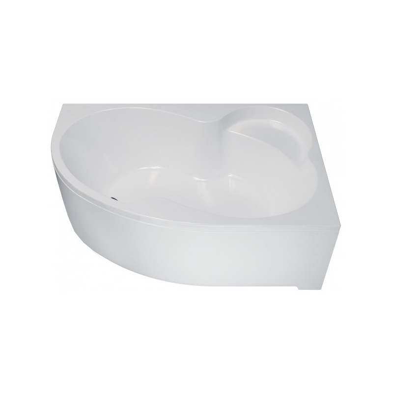 Ванна акриловая Triton Мари Базовая Flat 170x110 L (с гидромассажем) вид сбоку