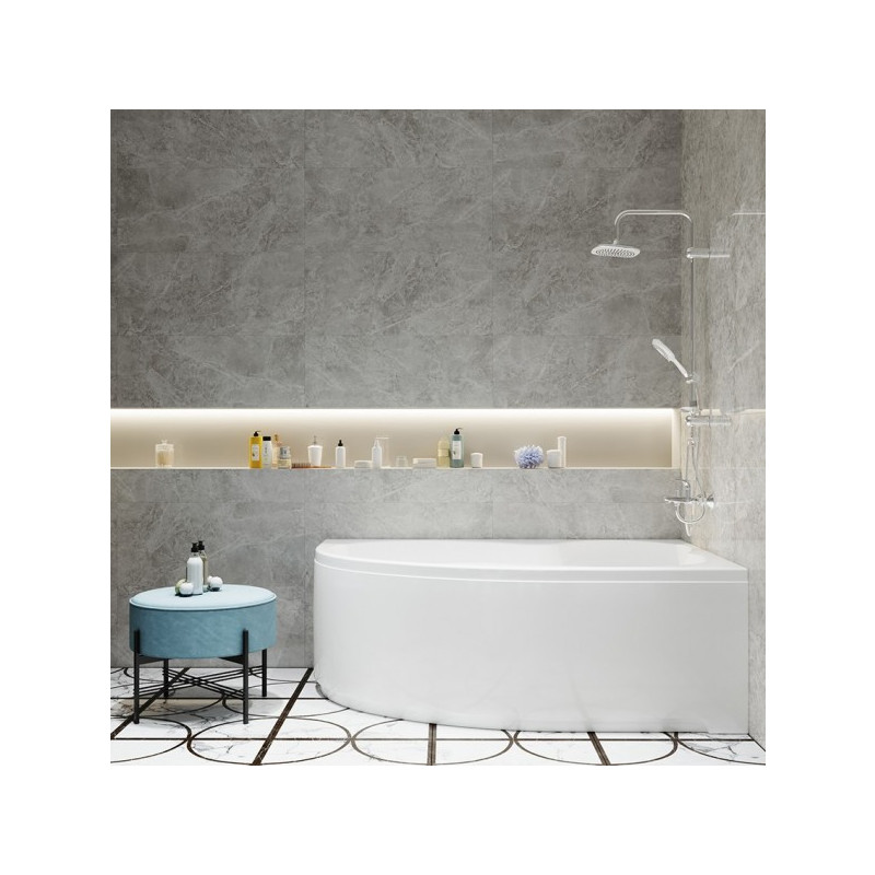 Ванна акриловая Triton Мари Базовая Flat 170x110 L (с гидромассажем) в интерьере