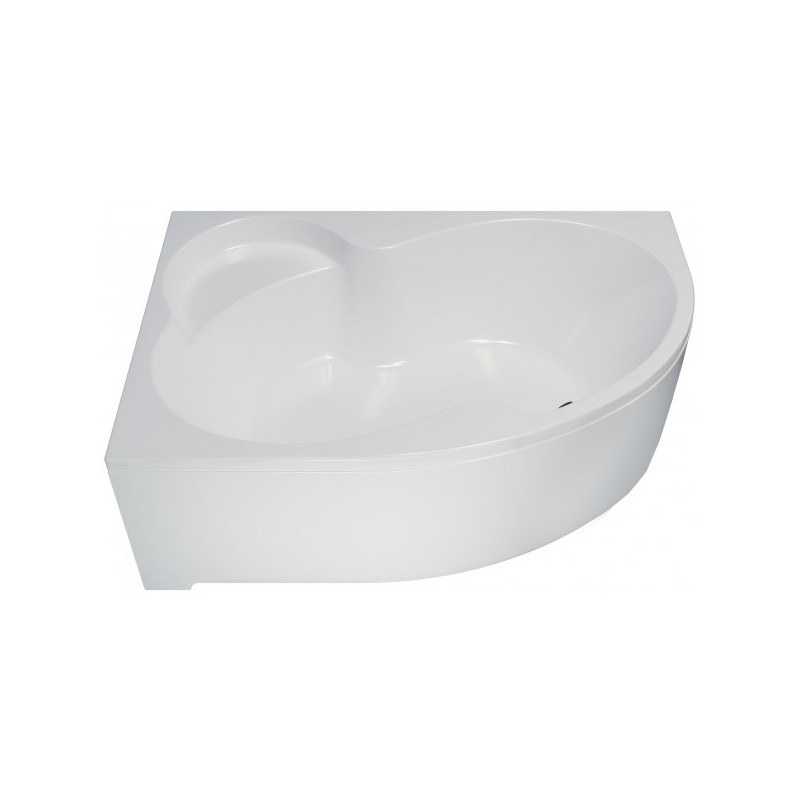 Ванна акриловая Triton Мари Люкс Flat 170x110 R (с краном-переключателем, гидромассажем и аэромассажем) вид сбоку