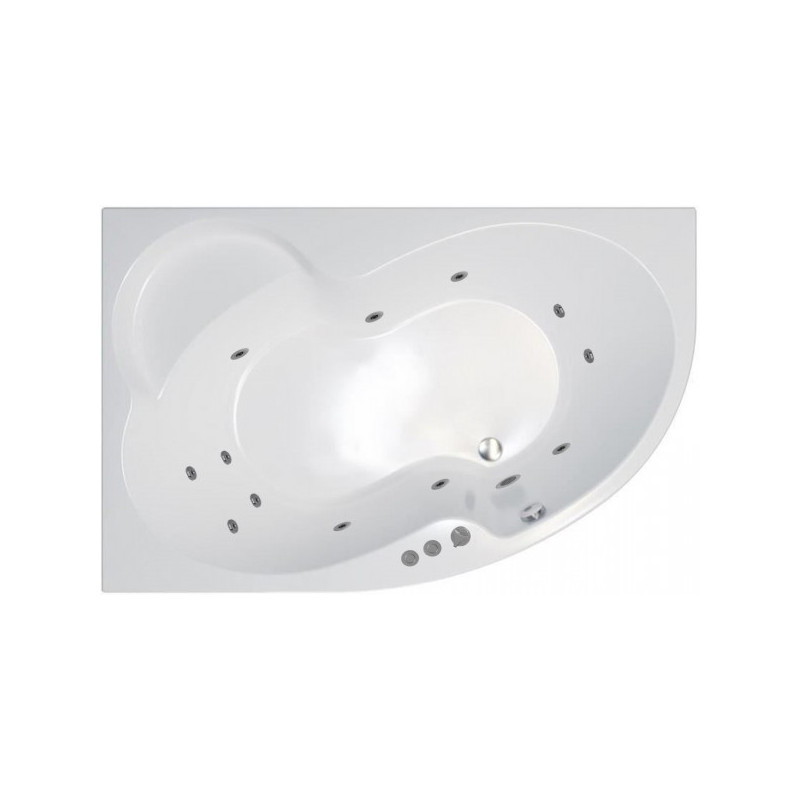 Ванна акриловая Triton Мари Стандарт Flat 170x110 R (с краном-переключателем, гидромассажем)