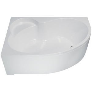 Ванна акриловая Triton Мари Стандарт Flat 170x110 R (с краном-переключателем, гидромассажем) вид сбоку