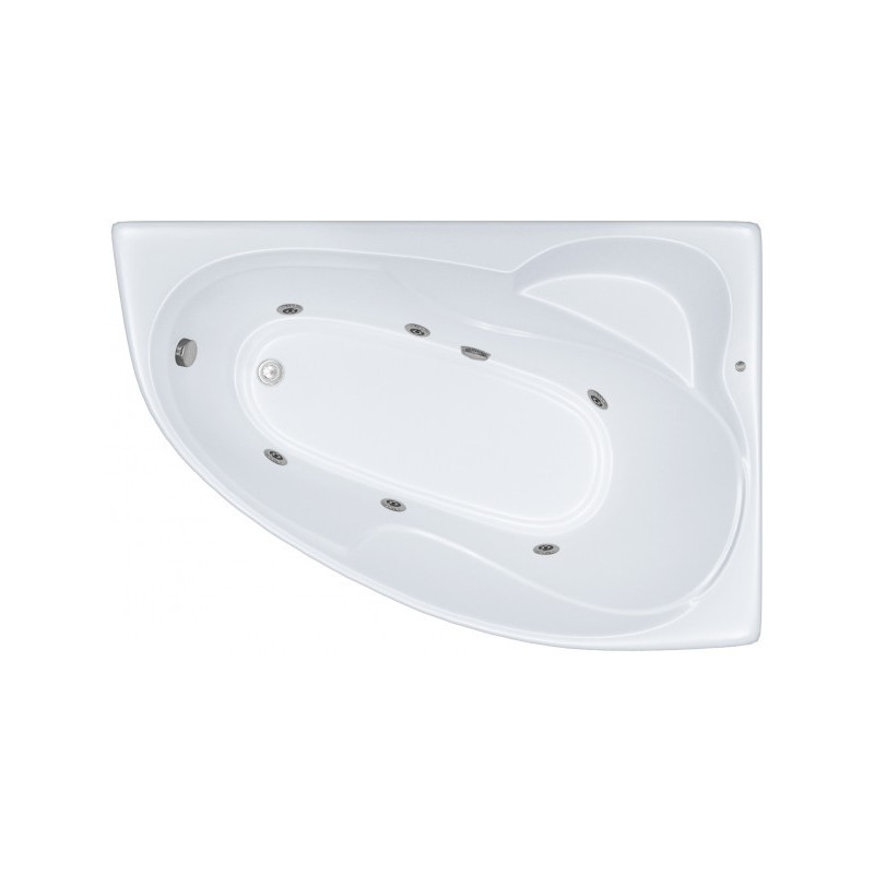 Ванна акриловая Triton Николь Базовая Flat 160x100 L (с гидромассажем)