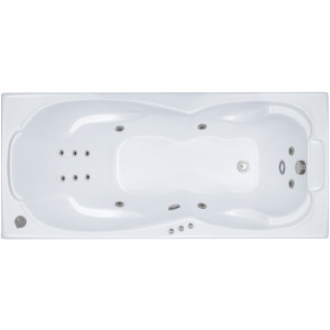 Ванна акриловая Triton Персей Комфорт Flat 190x90 (с краном-переключателем, подсветкой, гидромассажем)