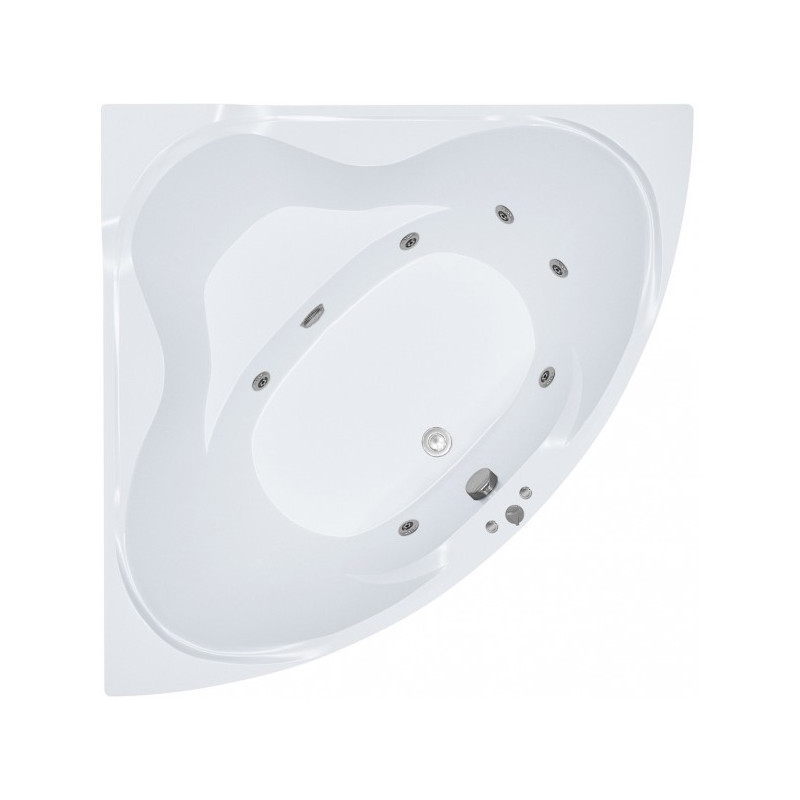 Ванна акриловая Triton Троя Базовая Flat 150x150 (с гидромассажем)