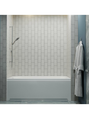 Ванна акриловая 1Acreal Дюна 150x70 в интерьере