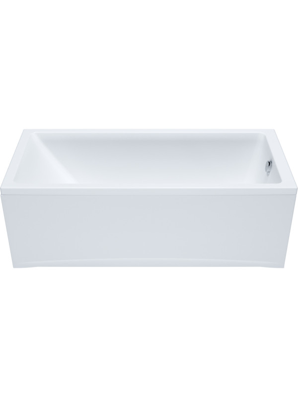 Ванна акриловая 1Acreal Palermo 180x80 вид сбоку