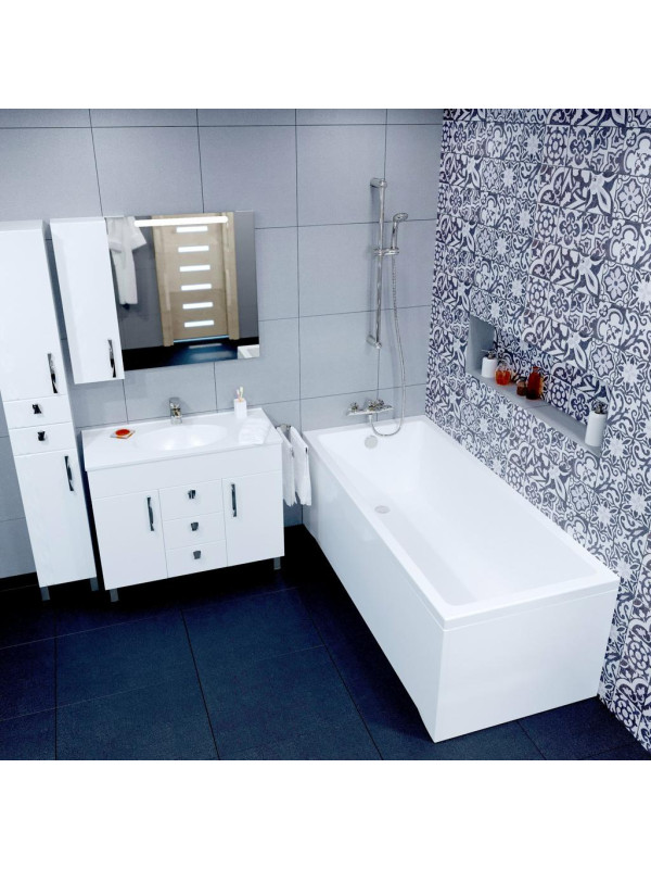 Ванна акриловая 1Acreal Palermo 180x80 (с ножками)