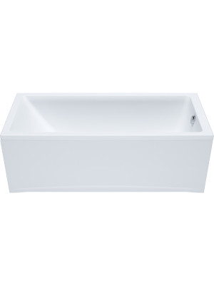 Ванна акриловая 1Acreal Palermo 180x80 (с ножками) вид сбоку
