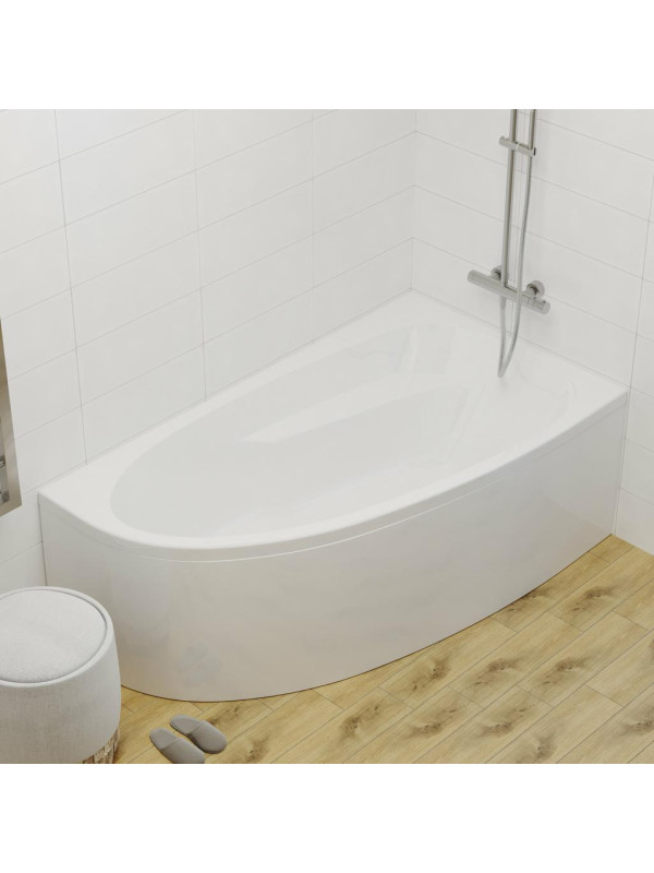 Ванна акриловая 1Acreal Мадрид 170x95 L (с каркасом) в