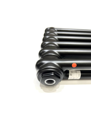 Радиатор стальной Arbonia 2180 НПП (9 секций) черный сбоку