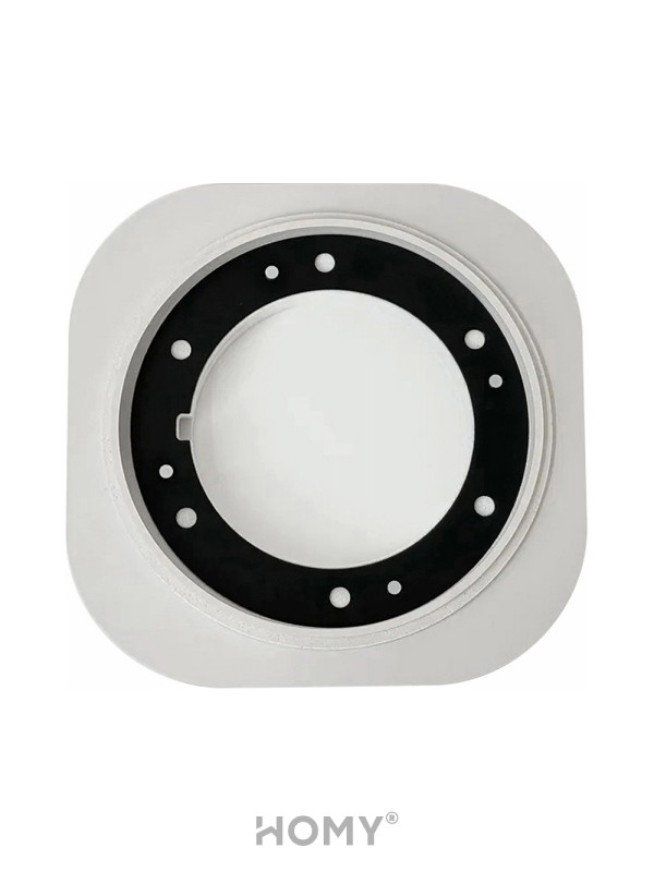 Вентиляционная решетка теневая HOMY AIR Круглый A125W (d200) белая внутри