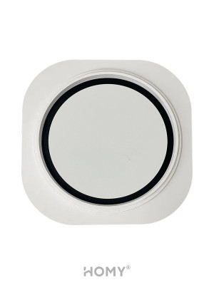 Вентиляционная решетка теневая HOMY AIR Круглый A125W (d200) белая