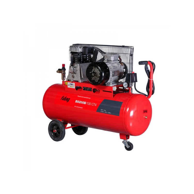 Фронтальный вид Компрессора Fubag B5200B/100 CT4