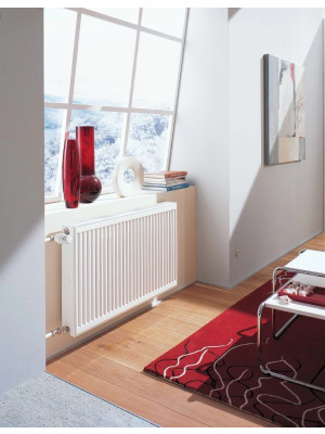 Радиатор стальной Kermi Therm-x2 Profil-K тип 33 50x50 в интерьере