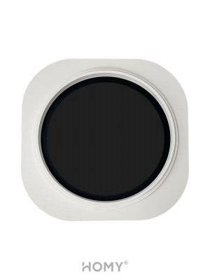 Вентиляционная решетка теневая с вентилятором с таймером и регулировкой воздуха HOMY AIR Круглый A125BRT (d200) черная закрыта