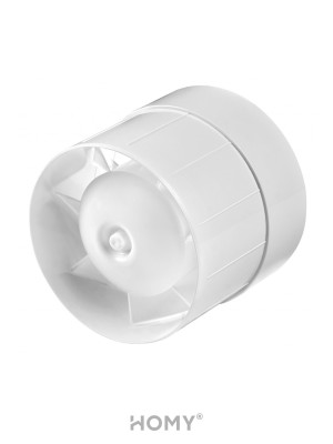 Вентиляционная решетка теневая с вентилятором с таймером HOMY AIR Круглый A125BT (d200) черная вентилятор