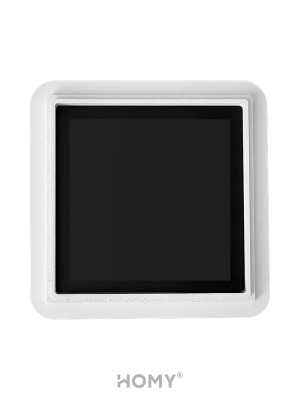 Вентиляционная решетка теневая с вентилятором HOMY AIR Квадратный AS125BS (20x20) черная закрыт