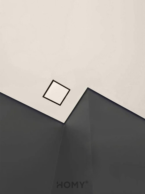 Вентиляционная решетка теневая с вентилятором и регулировкой воздуха HOMY AIR Квадратный AS100WRS (15x15) белая в интерьере