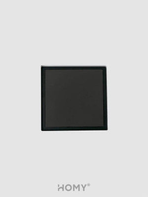 Вентиляционная решетка теневая с вентилятором и регулировкой воздуха HOMY AIR Квадратный AS125BRS (20x20) черная на потолке