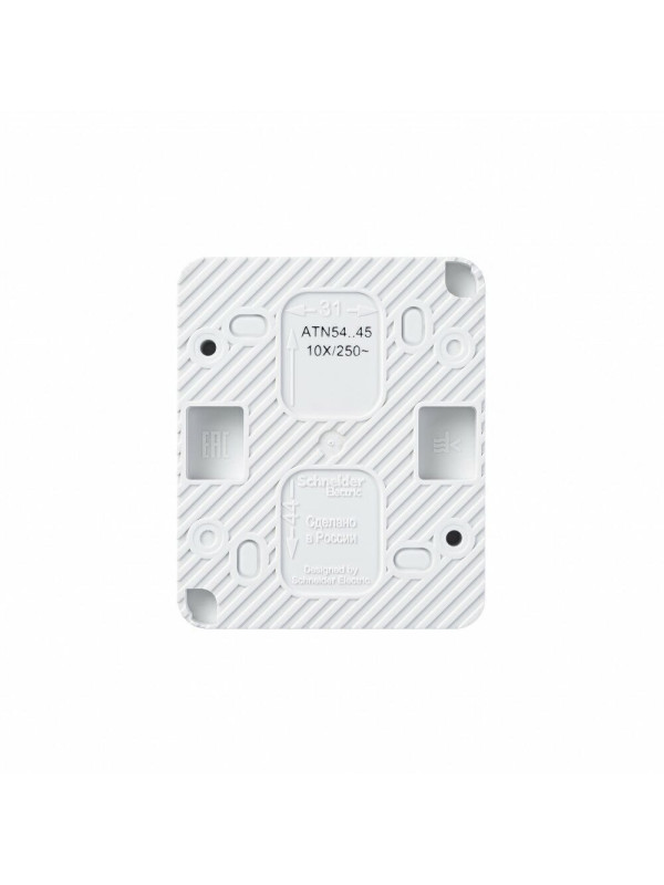 Розетка Systeme Electric AtlasDesign Profi54 ATN540145 белый сзади