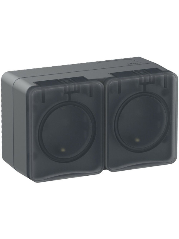 Розетка Systeme Electric AtlasDesign Profi54 ATN544026 антрацит