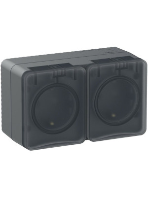 Розетка Systeme Electric Atlas Design Profi54 ATN544026 антрацит