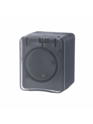 Розетка Systeme Electric AtlasDesign Profi54 ATN544045 антрацит сбоку