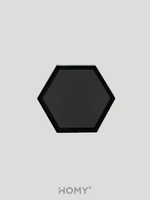 Вентиляционная решетка теневая с вентилятором и регулировкой воздуха HOMY AIR Гексагон AH100BRS (17x15) черная на потолке