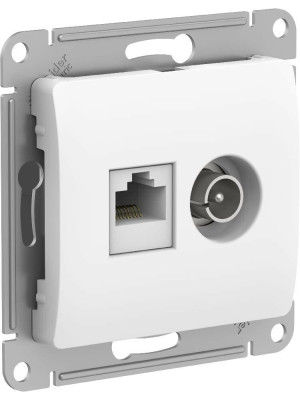 Розетка Systeme Electric Glossa GSL000189 белый