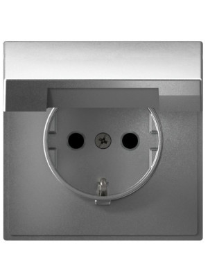Розетка Systeme Electric ArtGallery GAL000346 хром