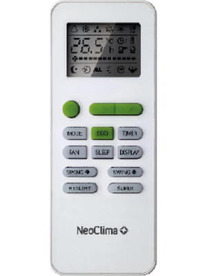 Сплит-система Neoclima NS/NU-HAL09F пульт